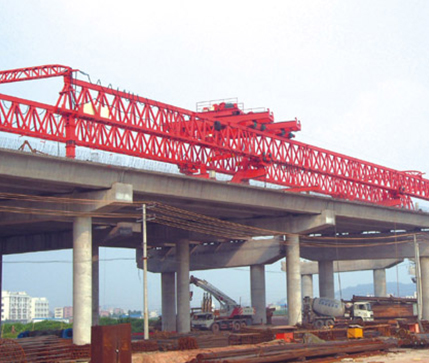 山东济南架桥机厂家 双导梁式架桥机跨既有线（铁路、公路）施工关键技术研究